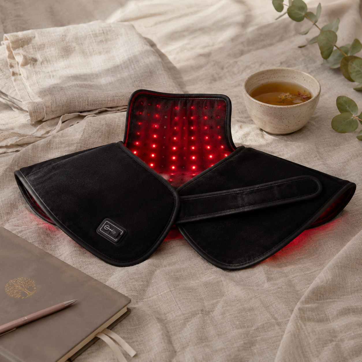 Red Light Therapy Shoulder & Neck Wrap – 660nm & 850nm Wearable Pad