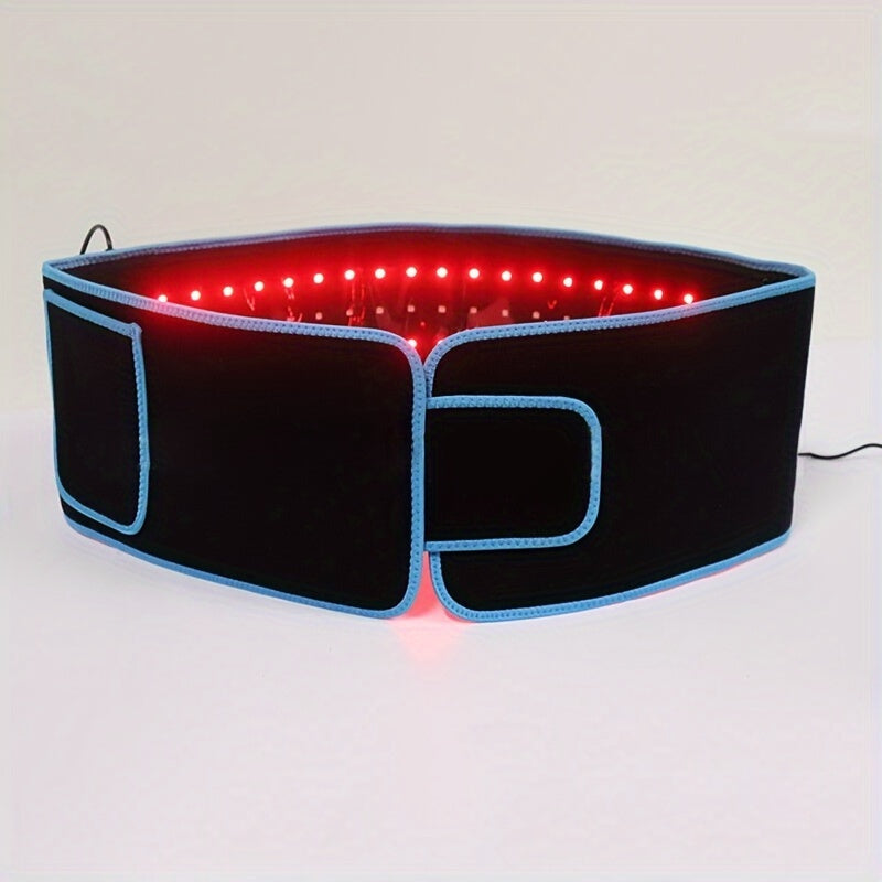 NNETM 660nm Red & 850nm Near Infrared Light Therapy Heated Wrist Belt(Black)