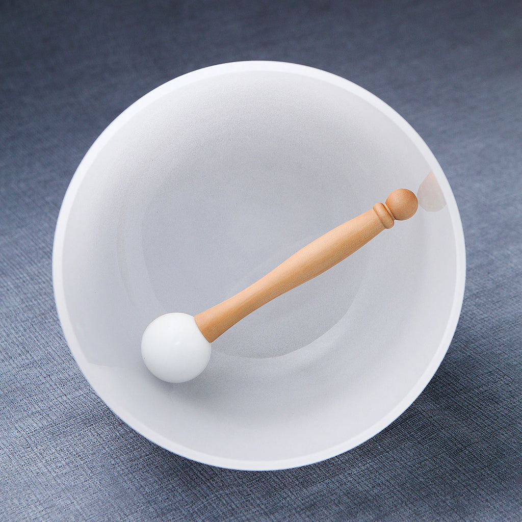 8" Crystal Quartz Singing Bowl – 432Hz, 440Hz & 528Hz