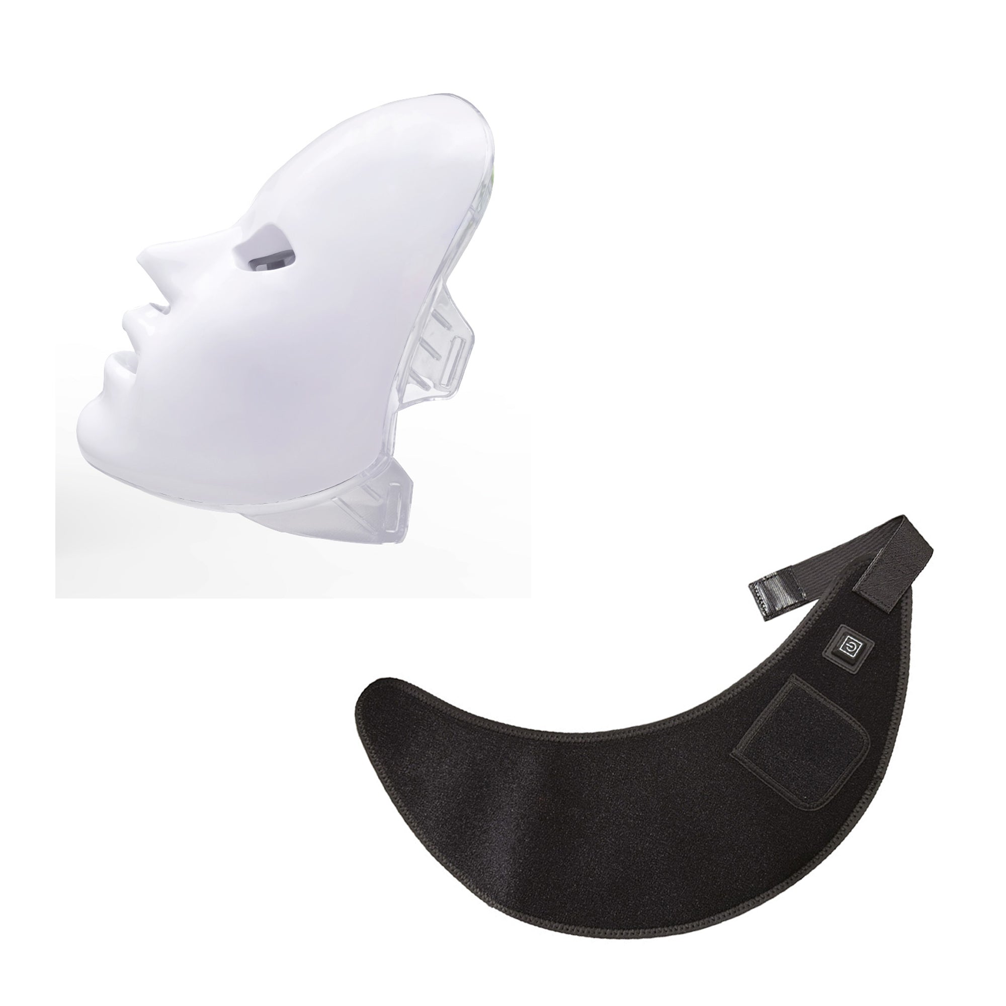 Ultimate Recovery & Radiance: Pursonic Red Light Therapy Neck Wrap & 7-in-1 LED Face Mask