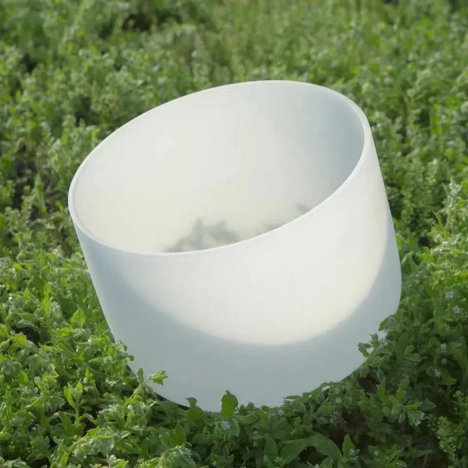 Crystal Quartz Singing Bowl – 8" 432Hz Sound Healing