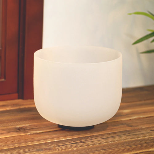8" Crystal Quartz Singing Bowl – 432Hz, 440Hz & 528Hz