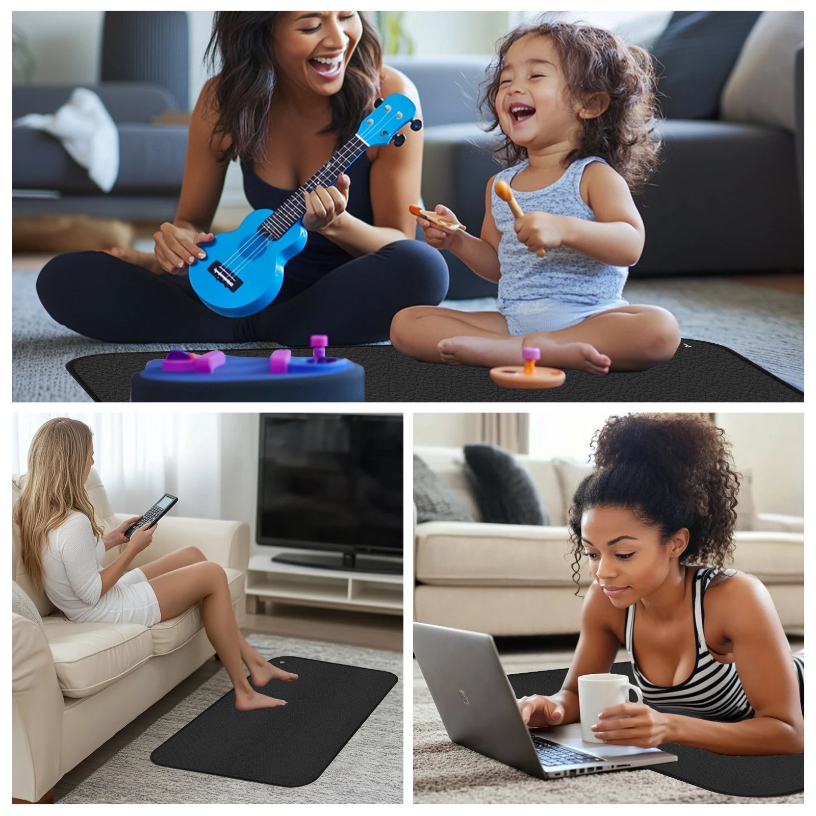 Earthing Grounding Mat – Indoor Conductive Mat for Sleep, Stress & Pain Relief