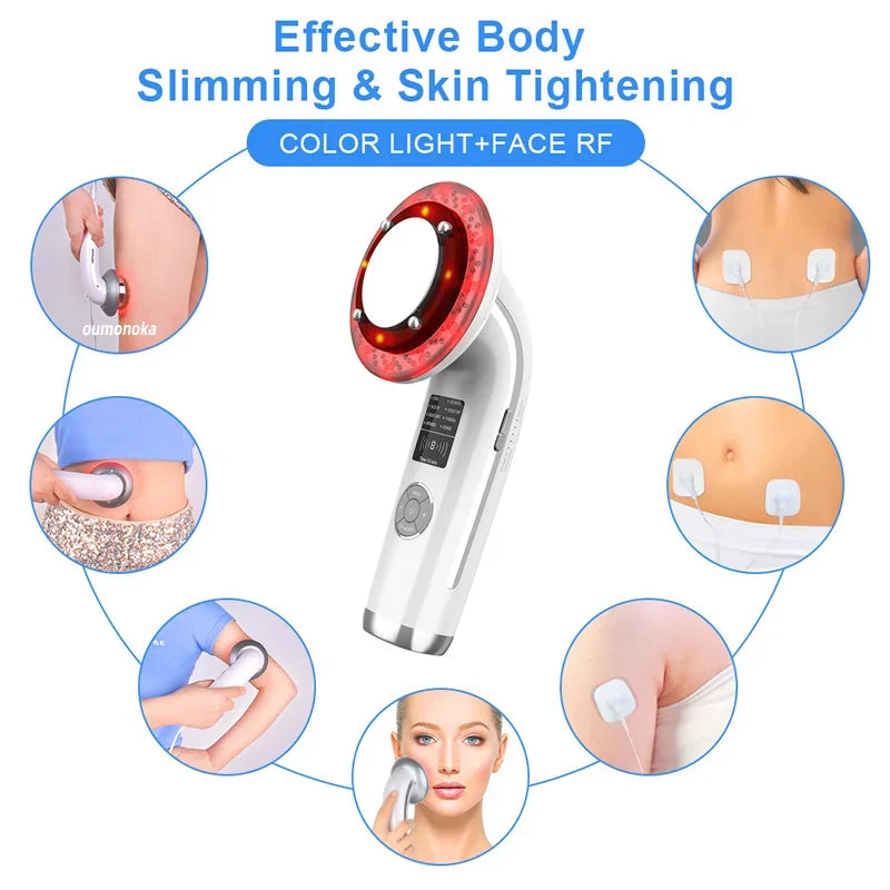NNEOBA Portable Face Lifting Machine: Radiofrequency Skincare & Red Light Therapy