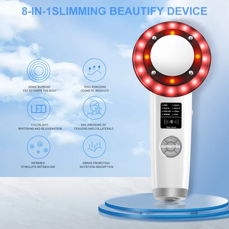 NNEOBA Portable Face Lifting Machine: Radiofrequency Skincare & Red Light Therapy