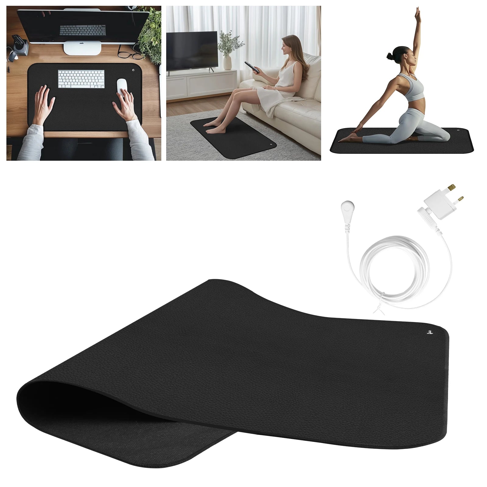 Earthing Grounding Mat – Indoor Conductive Mat for Sleep, Stress & Pain Relief