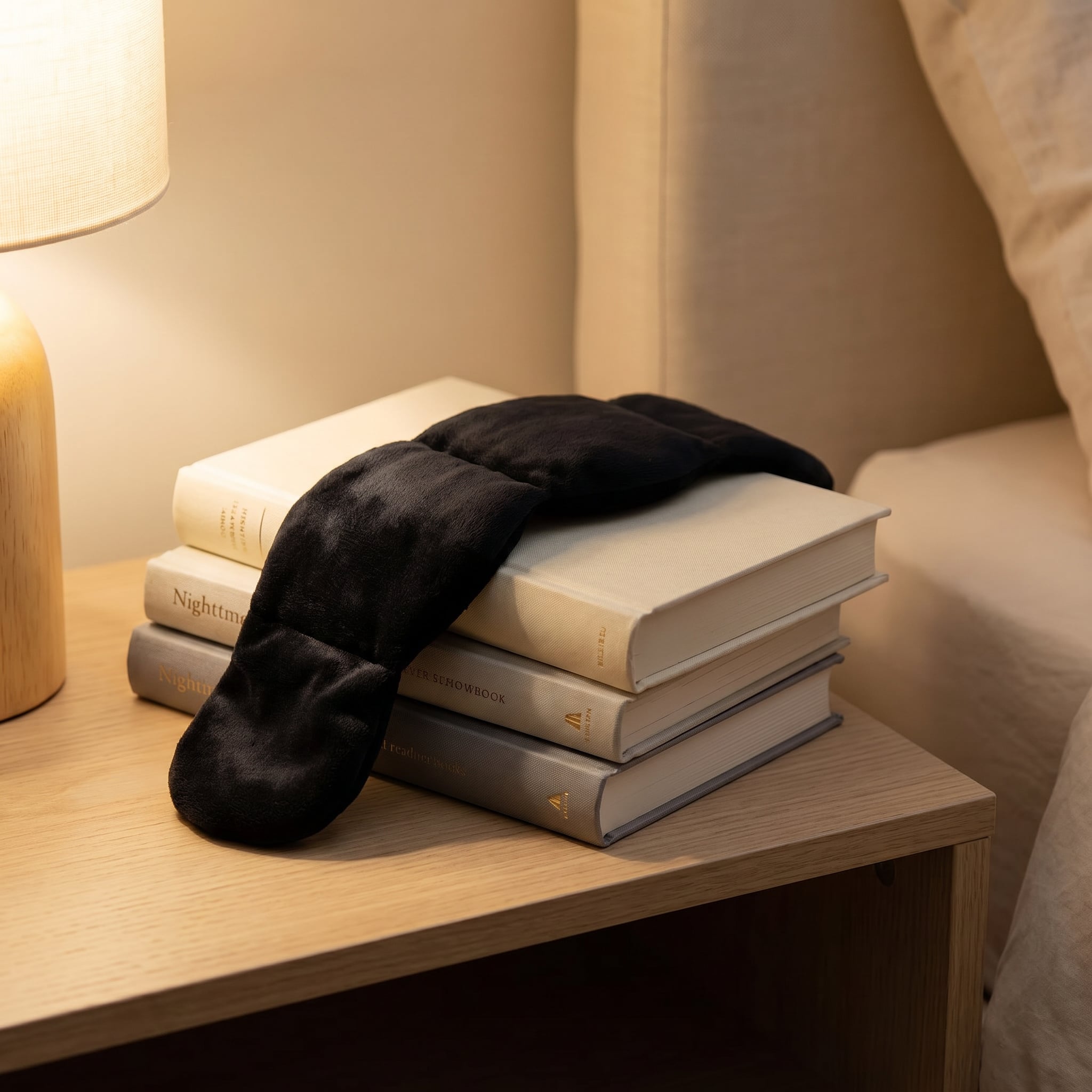 Weighted Sleep Eye Mask – Light Blocking Travel Blindfold