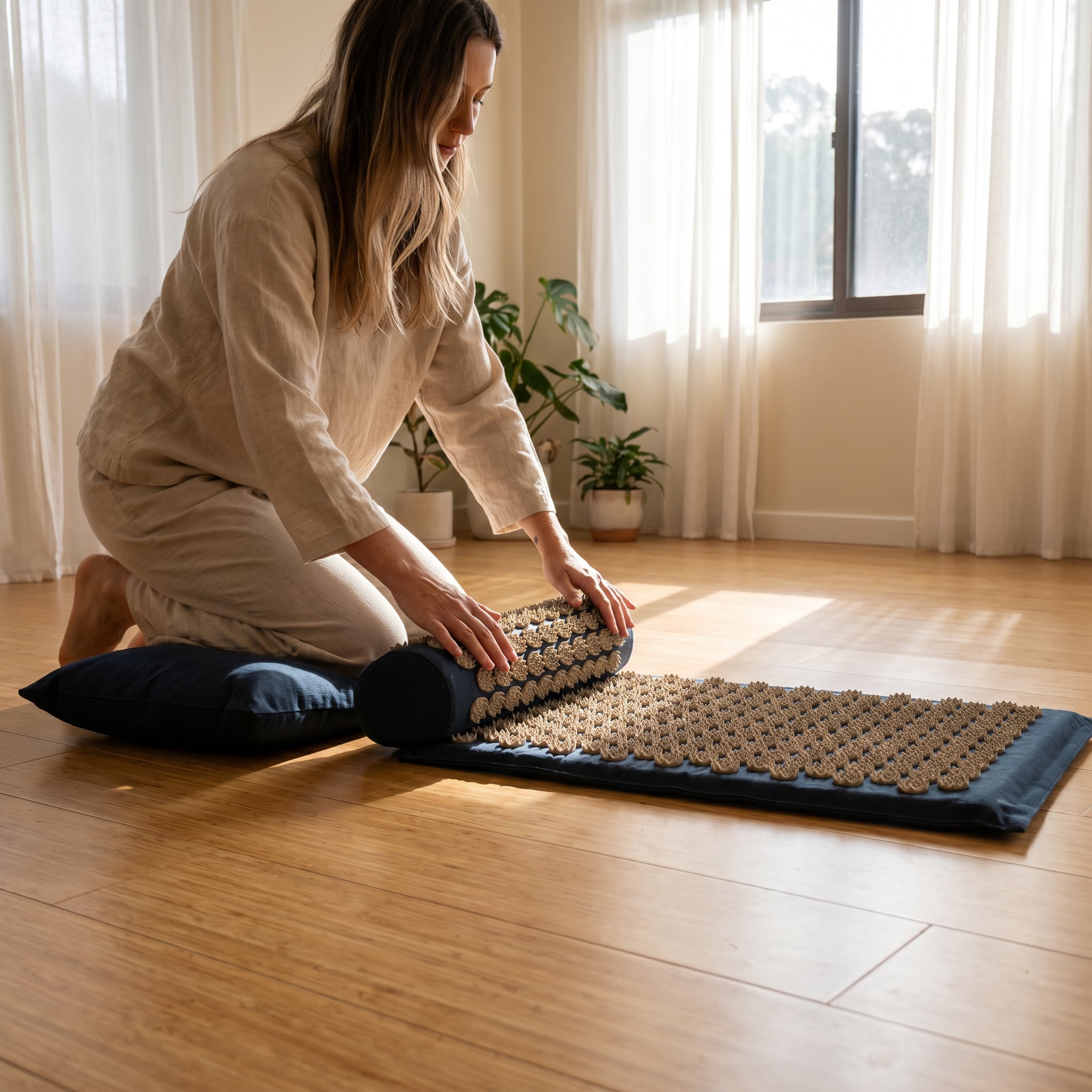 Acupressure Mat & Pillow Set